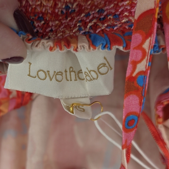 New Love The Label By Anthropologie Dress Halter Midi XS - Picture 5 of 9